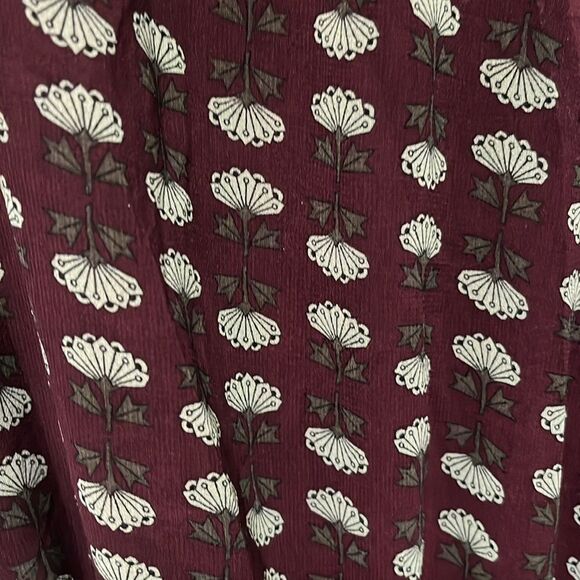 SCOTCH & SODA Atelier 4 Maroon Floral High-Low Wrap Dress, Size M - Picture 8 of 13